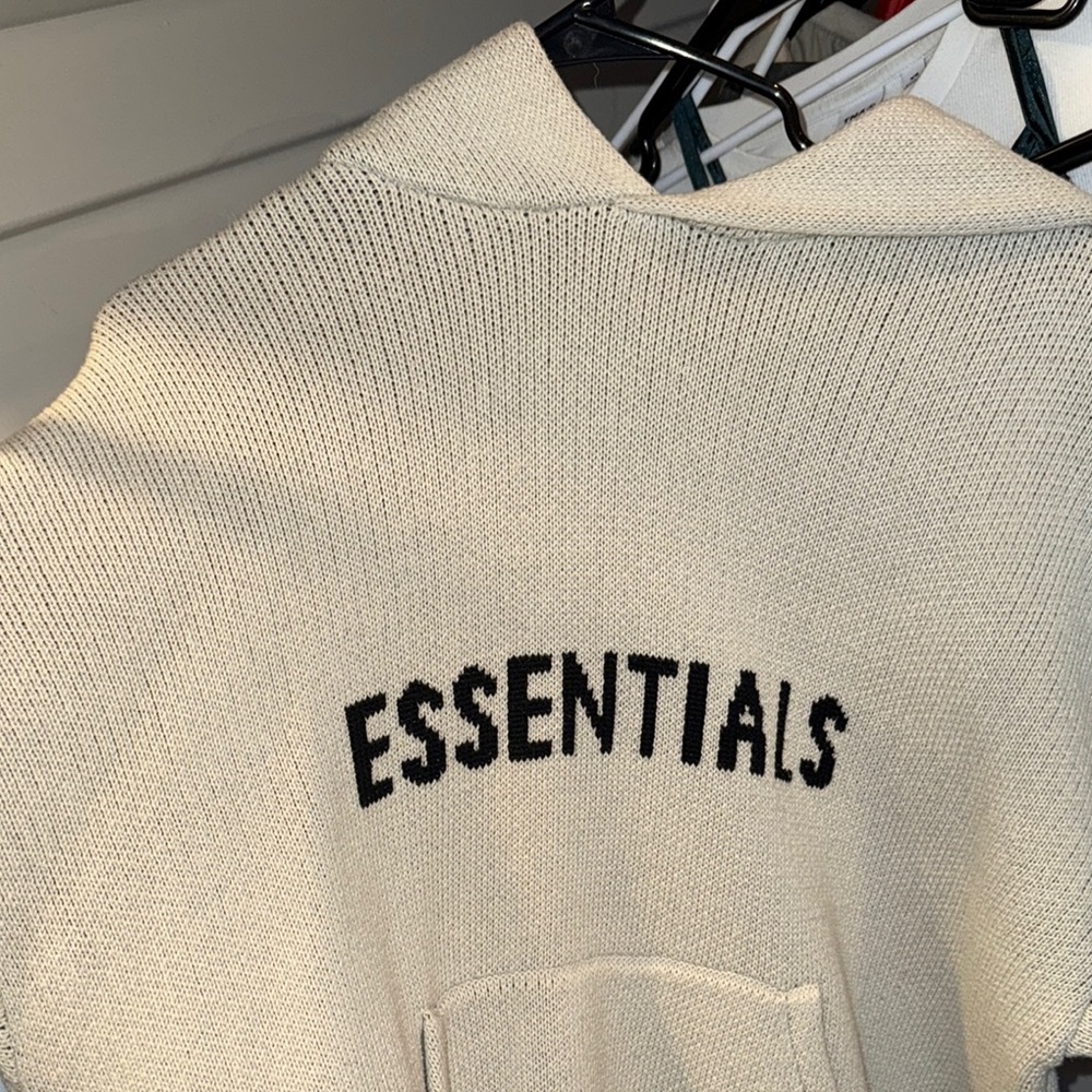 Fear of God Essentials Women's Cream Knit Sweater